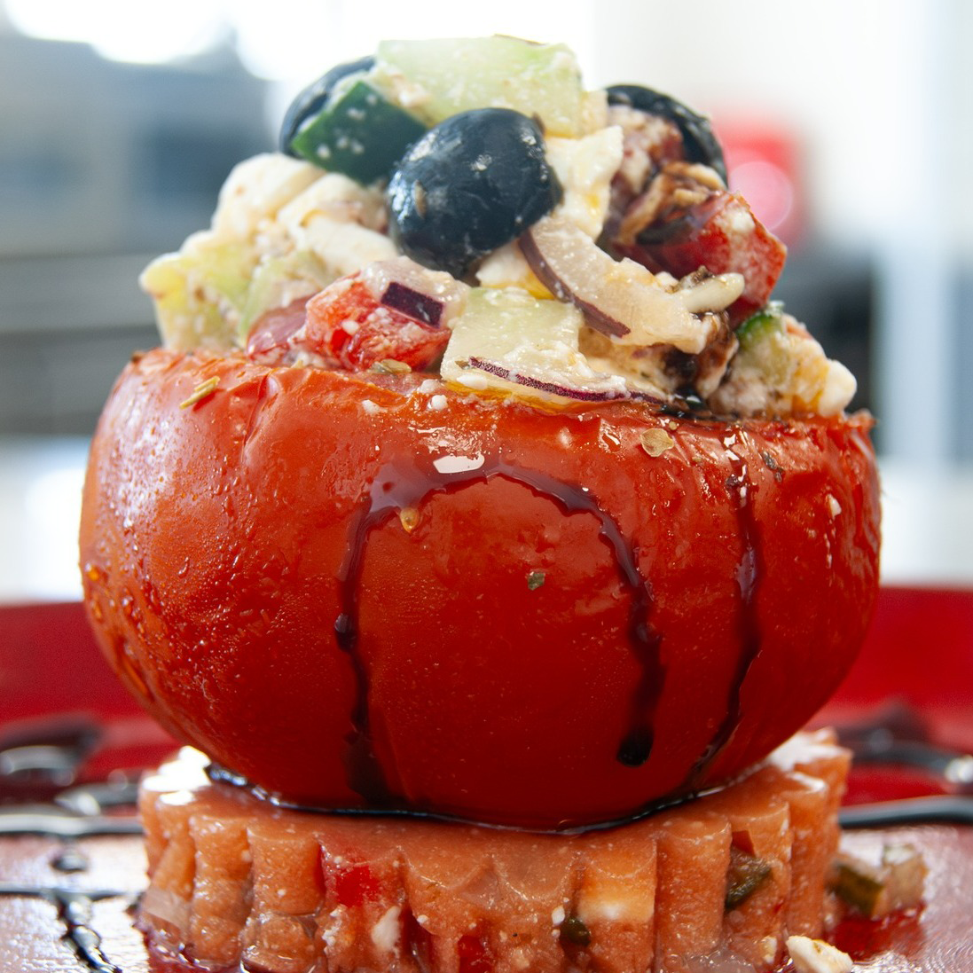 La Tomate façon Salade Grecque